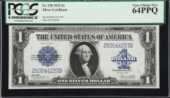 Lot of (4) Fr. 238. 1923 $1 Silver Certificates. PCGS Currency Very Choice New 64 PPQ. Cut Sheet.
A better Friedberg compared to the like of the Fr. ...