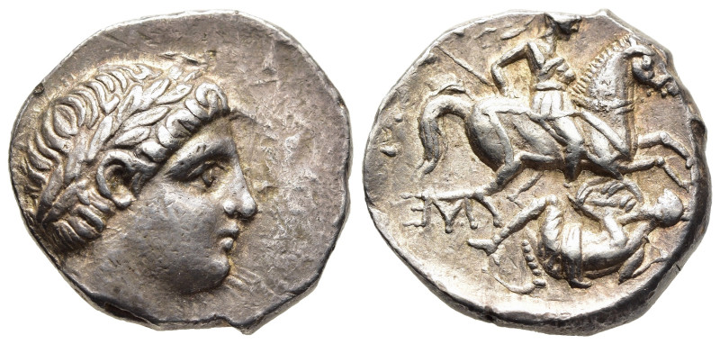 KINGS of PAEONIA. Patraos (Circa 335-315 BC). Tetradrachm. Astibos or Damastion ...