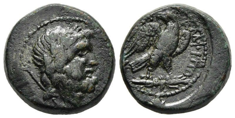 MACEDON. Amphipolis. Ae (circa 148-32/1 BC). 

Obv: Laureate head of Zeus to rig...