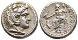 KINGS of MACEDON. Alexander III 'the Great' (336-323 BC). Tetradrachm. Amphipolis mint. Struck under Antipater (circa 325-323/2 BC). 

Obv: Head of He...