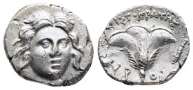KINGS of MACEDON. temp. Perseus (179-168 BC). Drachm. Third Macedonian War issue. Uncertain mint in northern Greece. Aristokrates, magistrate. Struck ...