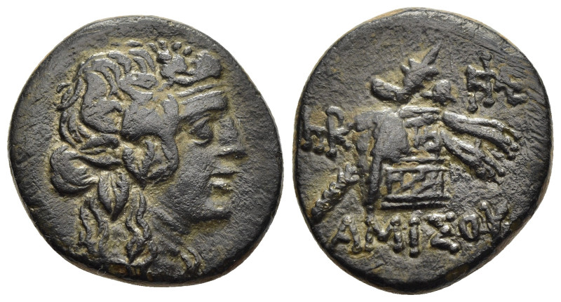 PONTOS. Amisos. Time of Mithradates VI Eupator (circa 105-90 or 90-85 BC). AE.

...
