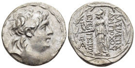 KINGS of CAPPADOCIA. Ariarathes VI Epiphanes Philopator (circa 130-112/0 BC). Tetradrachm, in the names and types of the Seleukid King Antiochos VII. ...