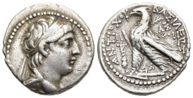 SELEUKID KINGS. Antiochos VII Euergetes 'Sidetes' (138-129 BC). Didrachm. Tyre mint. Dated SE 176 (137/6 BC). 

Obv: Diademed and draped bust right.
R...