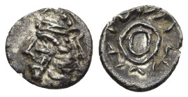 KINGS of PERSIS. Uncertain king. Obol (1st century BC - 1st century AD). Istakhr (Persepolis).

Obv: Diademed bust left, wearing tiara.
Rev: Large dia...