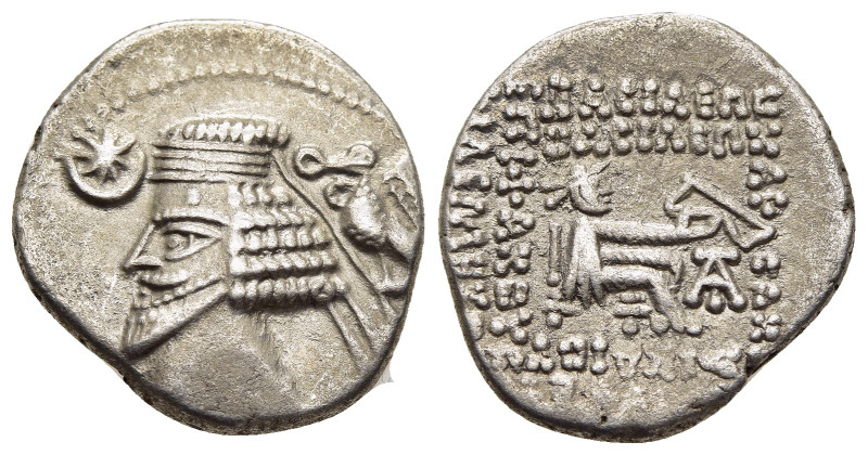 KINGS of PARTHIA. Phraates IV (circa 38-2 BC). Drachm. Ekbatana. 

Obv: Diademed...