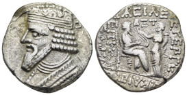 KINGS of PARTHIA. Gotarzes II (circa AD 38-51 AD). Tetradrachm. Seleukeia on the Tigris, SE 361 (49/50 AD). 

Obv: Diademed and draped bust of Gotarze...