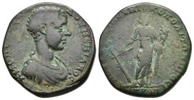 MOESIA INFERIOR. Nicopolis ad Istrum. Diadumenian (Caesar, 217-218). Ae. Statius Longinus, legatus consularis.

Obv: M OΠEΛ ANTΩNI ΔIAΔOYMENIANOC K
Ba...