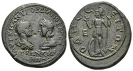 MOESIA INFERIOR. Odessus. Gordian III, with Tranquillina (238-244). Ae.

Obv: AYT K M ANT ΓΟΡΔΙΑΝΟC AVΓ CE / TPANKVΛΛEINA
Laureate, draped and cuirass...