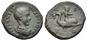 THRACE. Deultum. Diadumenian (217-218 ). Ae.

Obv: M OPEL ANTONINVS DIADV C
Bare-headed, draped and cuirassed bust right.
Rev: C - F / P - D
Cupid on ...