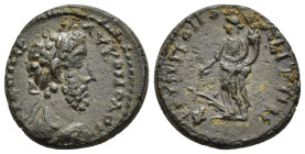 THRACE. Philippopolis. Commodus (177-192). Ae.

Obv: AV KAI MP AVP KOMOΔOC
Laureate head right.
Rev: ΦΙΛΙΠΠΟΠΟΛΕΙΤΩN
Tyche standing left, holding rudd...