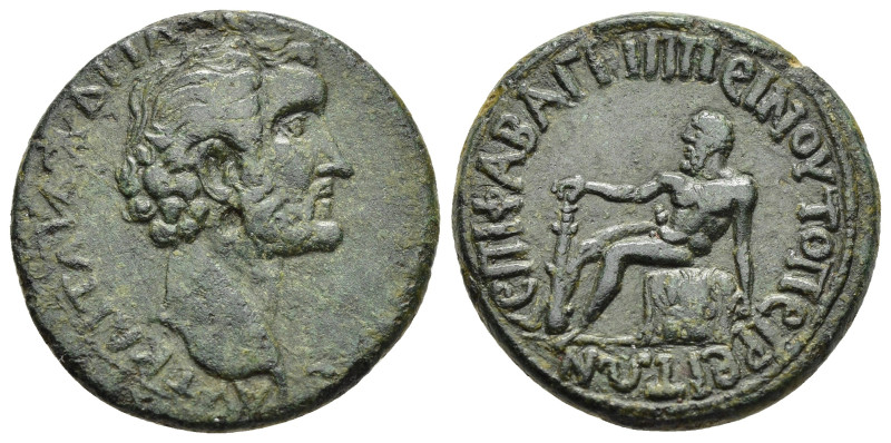 THRACE. Topirus. Antoninus Pius (138-161). Ae.

Obv: ΑΥΤ ΚΑΙ Τ ΑΙΛ ΑΔΡΙΑΝΟϹ ΑΝΤΩ...