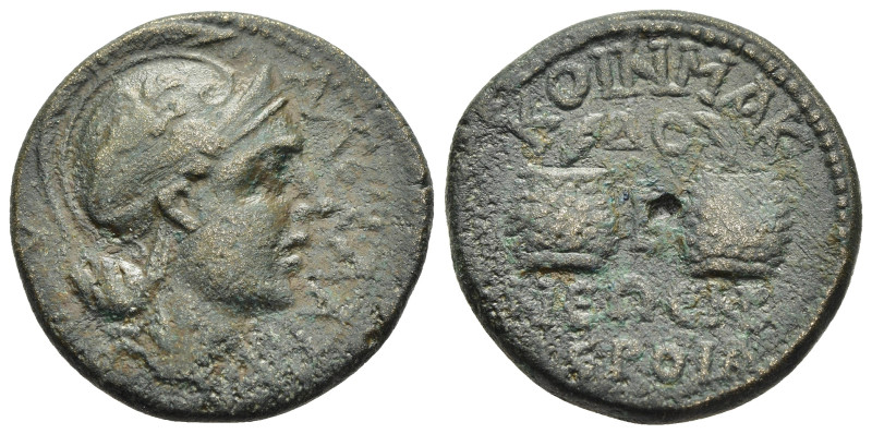 MACEDON. Koinon. Pseudo-autonomous issue. Time of Philip I (244-249). Ae. Beroia...