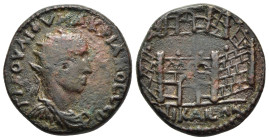 BITHYNIA. Nicaea. Macrianus (Usurper, 260-261). Ae.

Obv: TI ΦOVΛ IOV MAKPIANOC CEB
Radiate, draped and cuirassed bust right.
Rev: APICTΩΝ MEΓ NIKAIEΩ...