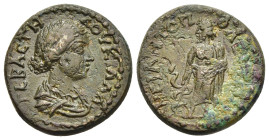 MYSIA. Miletopolis. Lucilla (164-182 AD). Ae.

Obv: ΛOVKIΛΛA CEBACTH 
Diademed and draped bust right
Rev: MЄIΛHTOΠOΛЄITΩN
Asklepios standing facing, h...