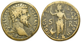 PISIDIA. Antioch. Septimius Severus (193-211). Ae.

Obv: IMP CAES L SEP SEVERVS PER AVG
Laureate head right.
Rev: COL CAES ANTIOCH / S - R
Mên standin...