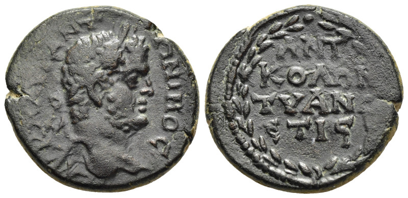 CAPPADOCIA. Tyana. Caracalla (198-217). Ae, dated RY 16 (212/3).

Obv: ΑΥ ΚΑΙ Μ ...