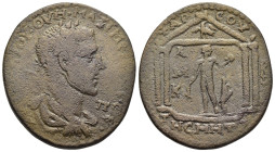 CILICIA. Tarsus. Maximinus I Thrax (235-238). Ae.

Obv: AVT K Γ IOV OVH MAZIMЄINOC CЄB / Π Π.
Laureate, draped and cuirassed bust right.
Rev: TAPCOV T...