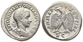 SELEUCIS & PIERIA. Antioch. Gordian III (238-244). Tetradrachm.

Obv: ΑΥΤΟΚ Κ Μ ΑΝΤ ΓΟΡΔΙΑΝΟϹ ϹЄΒ.
Laureate, draped and cuirassed bust right.
Rev: ΔHM...