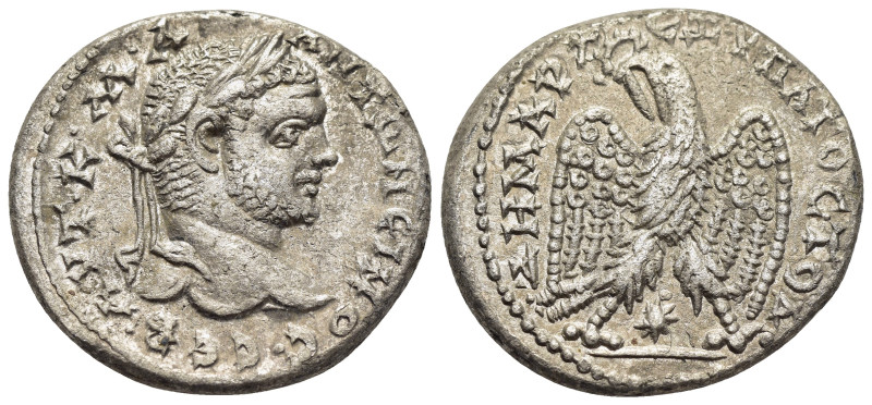 SELEUCIS & PIERIA. Laodicea ad Mare. Caracalla (197-217). Tetradrachm.

Obv: AYT...
