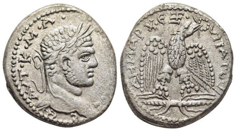SELEUCIS & PIERIA. Seleucia Pieria. Caracalla (198-217). Tetradrachm.

Obv: AVT ...