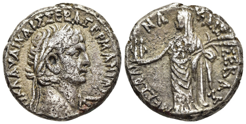 EGYPT. Alexandria. Claudius, with Messalina (41-54). Tetradrachm. Dated RY 6 (45...