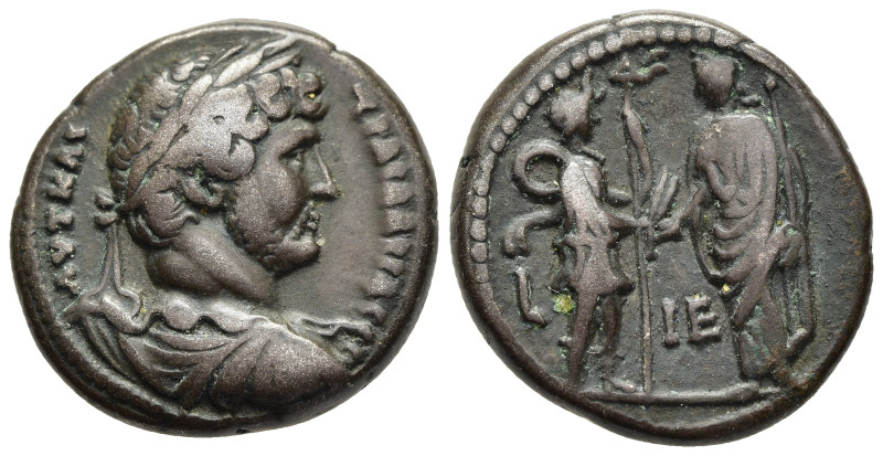 EGYPT. Alexandria. Hadrian (117-138). Tetradrachm. Dated RY 15 (130/1).

Obv: ΑV...