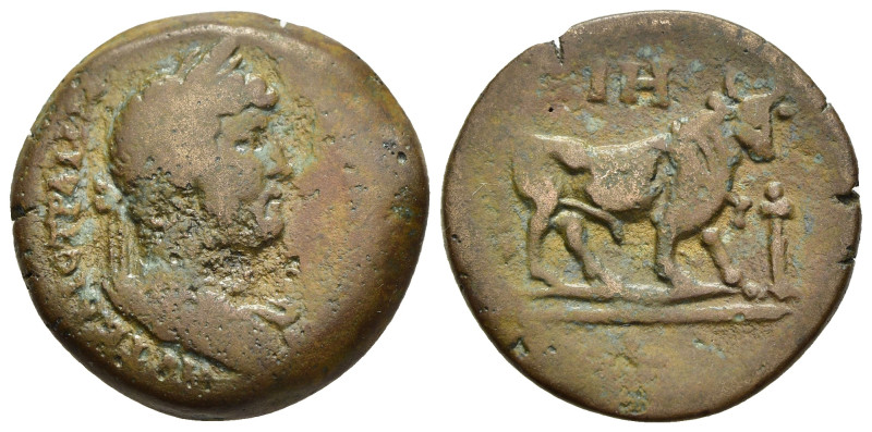 EGYPT. Alexandria. Hadrian (117-138). Diobol, RY 18 (133/134).

Obv: Laureate, d...
