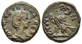 EGYPT. Alexandria. Severina (Augusta, 270-275). Tetradrachm. Dated RY 7 of Aurelian (AD 274/5).

Obv: OVΛΠ CЄVHPINA CЄB
Diademed and draped bust right...