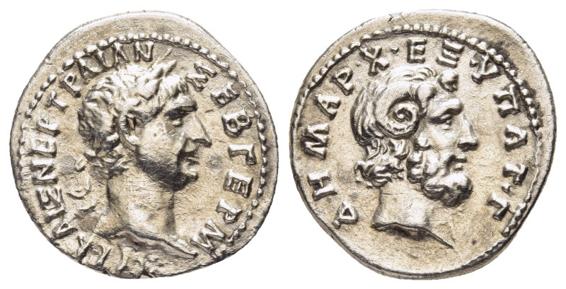CYRENAICA. Cyrene. Trajan (98-117). Hemidrachm.

Obv: ΑΥΤ ΚΑΙΣ ΝΕΡ ΤΡΑΙΑΝ ΣΕΒ ΓΕ...