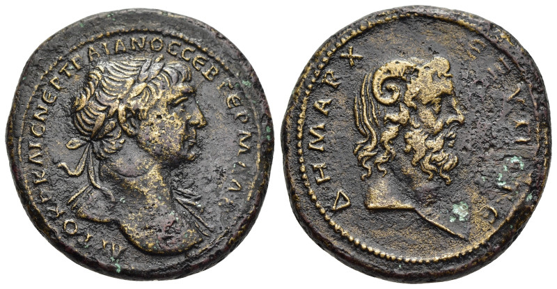 CYRENAICA. Cyrene. Trajan (98-117). Ae.

Obv: ΑΥΤΟΚΡ ΚΑΙϹ ΝΕΡ ΤΡΑΙΑΝΟϹ ϹΕΒ ΓΕΡΜ ...