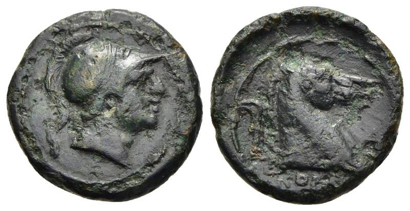 ANONYMOUS. Ae Litra (circa 241-235 BC). Rome.

Obv: Helmeted head of Mars right....