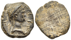 ROMAN EMPIRE. Claudius (41-54 AD). Teracotta Seal.

Obv:TI K[…] Laureate head of Claudius right.
Rev. Blank.

Condition: Extremely fine.

Weight: 3.23...