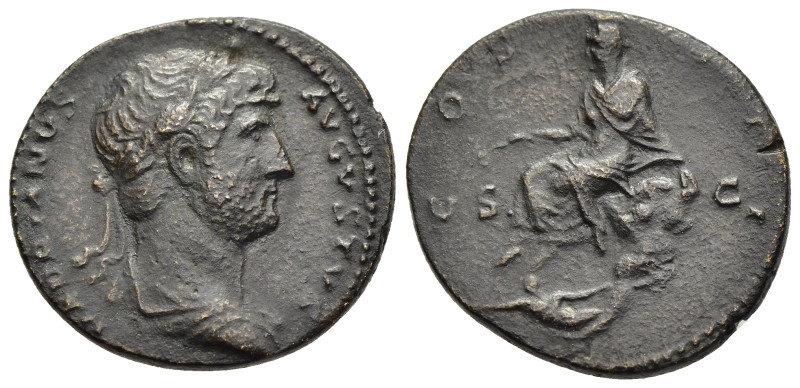 HADRIAN (117-138). As. Rome. Struck for circulation in the east.

Obv: HADRIANVS...