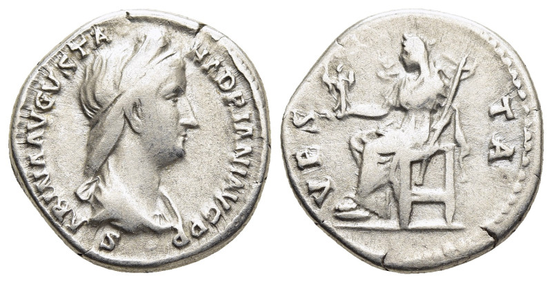 SABINA (Augusta, 128-136/7). Denarius. Rome.

Obv: SABINA AVGVSTA HADRIANI AVG P...