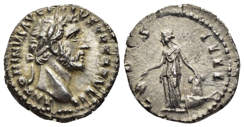 ANTONINUS PIUS (138-161). Denarius. Rome.

Obv: ANTONINVS AVG PIVS P P TR P XVII...