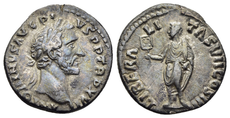 ANTONINUS PIUS (138-161). Denarius. Rome.

Obv: ANTONINVS AVG PIVS P P TR P XVII...