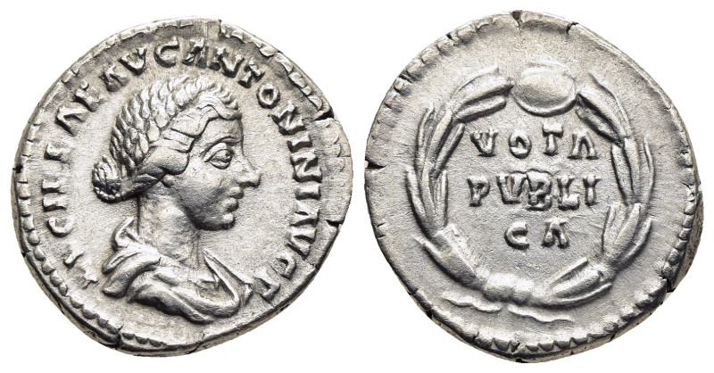 LUCILLA (Augusta, 164-182). Denarius. Rome.

Obv: LVCILLAE AVG ANTONINI AVG F
Dr...