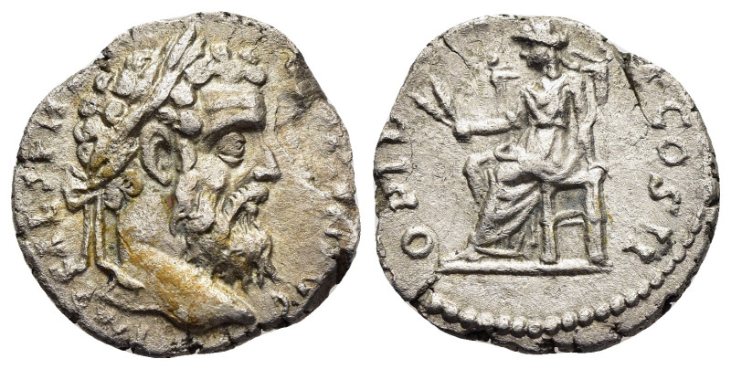 PERTINAX (193). Denarius. Alexandria.

Obv: IMP CAES P HELV PERTIN AVG
Laureate ...