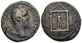 SEPTIMIUS SEVERUS (193-211). As. Rome. 

Obv: L SEPTIMIVS SEVERVS PIVS AVG 
Laureate head to right, aegis on left shoulder. 
Rev: P M TR P XV COS III ...