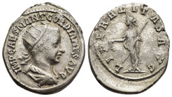 GORDIAN III (238-244). Antoninianus. Antioch.

Obv: IMP CAES M ANT GORDIANVS AVG
Radiate, draped and cuirassed bust right.
Rev: LIBERALITAS AVG
Libert...