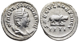 OTACILIA SEVERA (Augusta, 244-249). Antoninianus. Rome. Saecular Games/1000th Anniversary of Rome issue.

Obv: OTACIL SEVERA AVG.
Draped bust right, w...