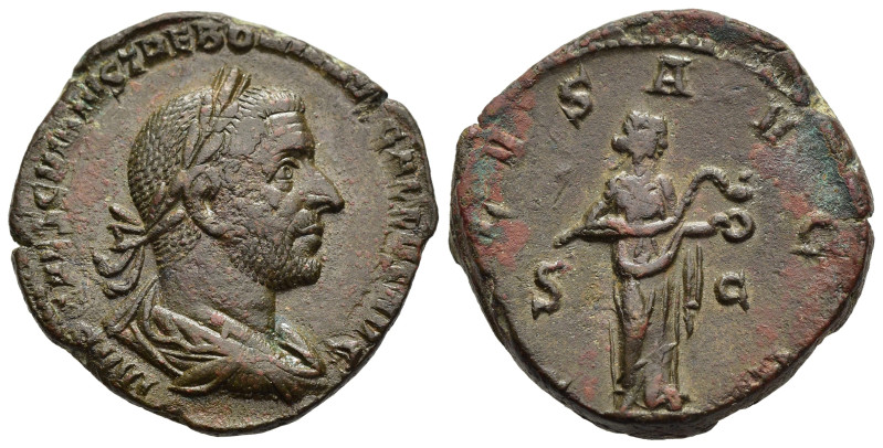 TREBONIANUS GALLUS (251-253). Sestertius. Rome.

Obv: IMP CAES C VIBIVS TREBONIA...