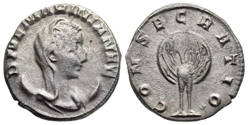 DIVA MARINIANA (Died before 253). Antoninianus. Rome.

Obv: DIVAE MARINIANAE.
Ve...