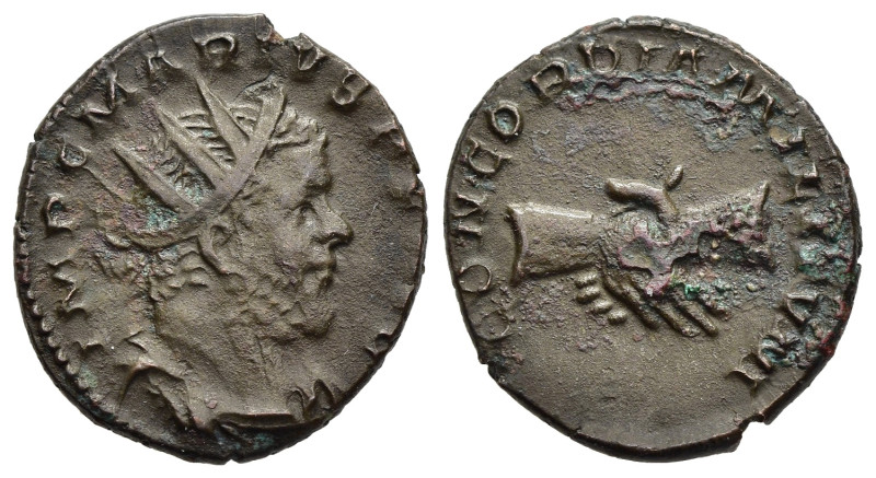 MARIUS (269). Antoninianus. Colonia Agrippinensis.

Obv: IMP C MARIVS P F AVG
Ra...