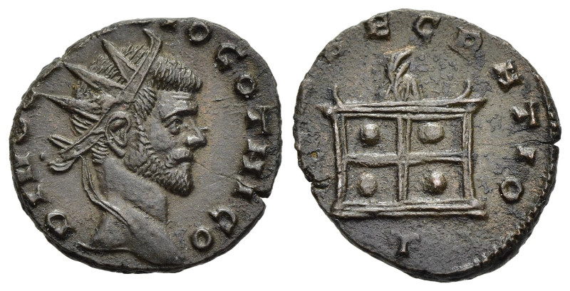 DIVUS CLAUDIUS II GOTHICUS (Died 270). Antoninianus. Mediolanum.

Obv: DIVO CLAV...