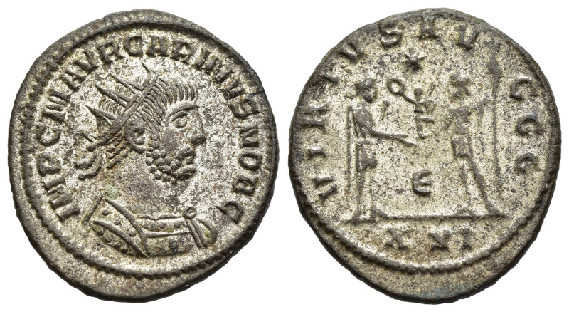 CARINUS (Caesar, 282-283). Antoninianus. Antioch.

Obv: IMP C M AVR CARINVS NOB ...
