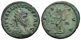 ALLECTUS (293-296). Antoninianus. Londinium.

Obv: IMP C ALLECTVS P F AVG
Laureate, draped and cuirassed bust right.
Rev: PAX AVG/ S - A// ML
Pax stan...