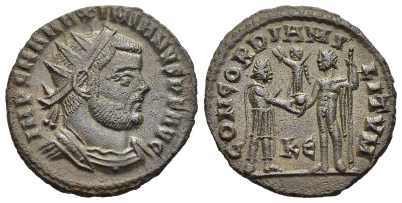 MAXIMIANUS HERCULIUS (First reign, 286-305). Radiate Follis. Cyzicus.

Obv: IMP ...