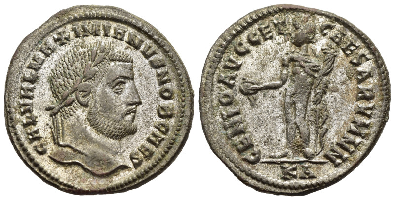 GALERIUS MAXIMIANUS (Caesar, 293-305). Follis. Cyzicus.

Obv: GAL VAL MAXIMIANVS...